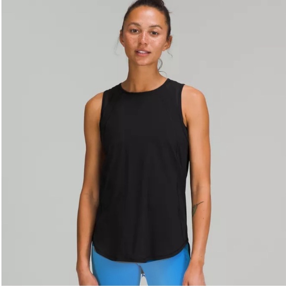 Lululemon Black, Sculpt Tank Top *Back Vent Size 4 - Picture 1 of 4